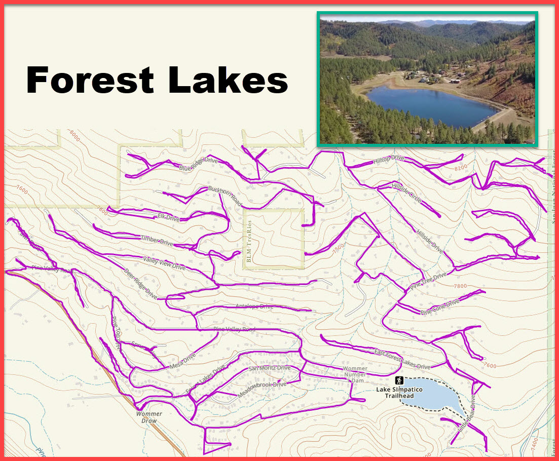 forest lakes